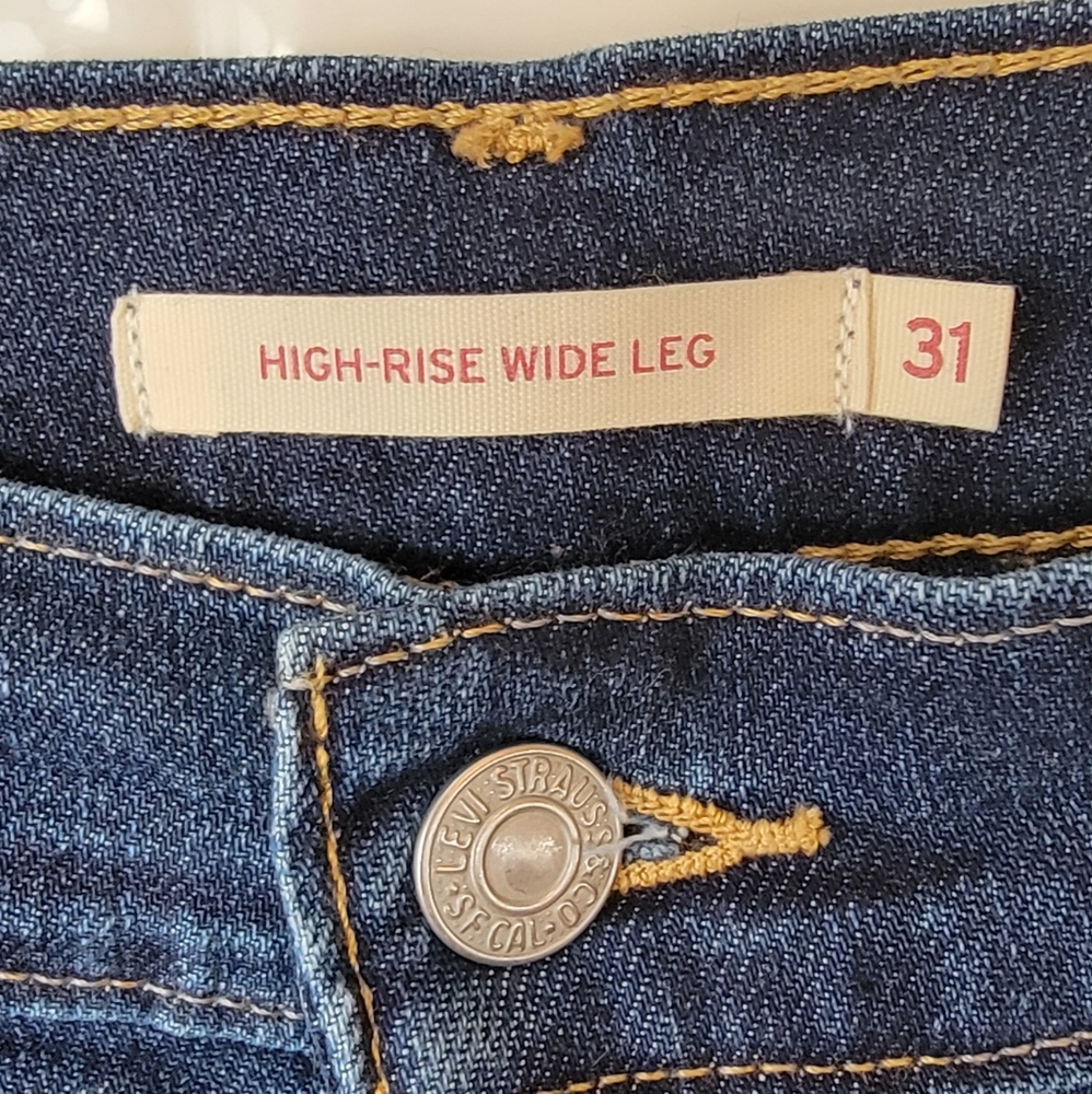Levi's Dark Blue Flare Jeans